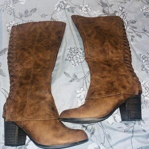 Fergalicious Tan Heeled Boots